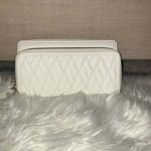 White Double pocket wallet